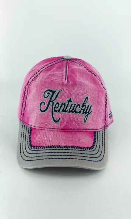 KENTUCKY WASHED DENIM - PINK AND GRAY