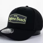 DAYTONA BEACH - GREEN NEON PATCH BLACK CAP