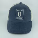 KEY WEST - MILE 0 EARTH TONE SOFT MESH - DENIM