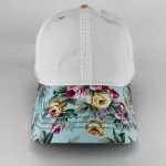 PLAIN FLORAL CURVED - MINT FLORAL