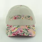 FB090955 (FLORIDA KEYS - FLORAL CURVED - KHAKI)