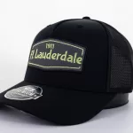 FT. LAUDERDALE - GREEN NEON PATCH BLACK CAP (NEW LINE)