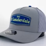 FT. LAUDERDALE - BLUE NEON PATCH GRAY CAP (NEW LINE)