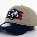 FLORIDA - BEAUTIFUL FLAG BEIGE CAP (NEW LINE)