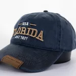 FLORIDA - LEATHER TAG BLUE CAP (NEW LINE)
