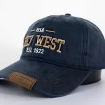 KEY WEST - LEATHER TAG BLUE CAP (NEW LINE)