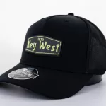 KEY WEST - GREEN NEON PATCH BLACK CAP (NEW LINE)