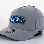 KEY WEST - BLUE NEON PATCH GRAY CAP (NEW LINE)