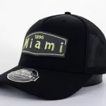 MIAMI - GREEN NEON PATCH BLACK CAP (NEW LINE)