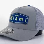 MIAMI - BLUE NEON PATCH GRAY CAP (NEW LINE)