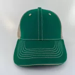 PLAIN - HEAVY BRUSHED GREEN CAP (NEW LINE)