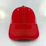 PLAIN - HEAVY BRUSHED RED CAP (NEW LINE)