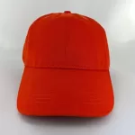 PLAIN - COTTON TWILL ORANGE CAP (NEW LINE)