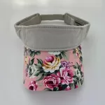 PLAIN - FLORAL VISOR BEIGE CAP (NEW LINE)