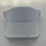 PLAIN - VISOR NYLON WHITE CAP (NEW LINE)