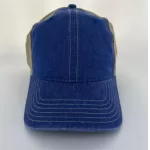 1004DR (Washed cap #4 - BLUE/KHAKI)