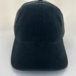 2117V (PLAIN BRUSHED COTTON CAP - BLACK)