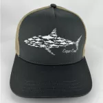 CAP2215TD (CAPE COD FL - OCEAN LIFE SHARK - CHARCOAL)