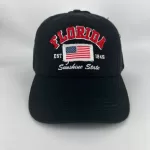 FC020290 (FLORIDA - FLAG PATCH - BLACK)