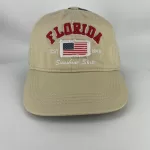 FC090990 (FLORIDA FL - FLAG PATCH - KHAKI)