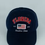 FC101090 (FLORIDA FL - FLAG PATCH - NAVY)