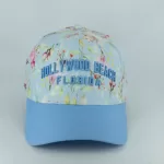 HWOBE0303DL (HOLLYWOOD BEACH - FLORAL 2 - LIGHT BLUE)