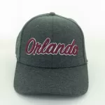 JF071430 (ORLANDO JERSEY FITTED - MEDIUM GRAY AND RED)