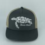 MIA2031TD (MIAMI BEACH - OCEAN LIFE TURTLE - CHARCOAL)