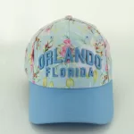ORL0303DL (ORLANDO FL - FLORAL 2 - LIGHT BLUE)