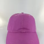 PLNB1-3PU2 (PLAIN - PYGMENT WASHED COTTON TWILL 1 PURPLE CAP)