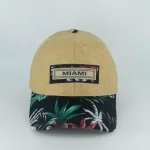 SF020220 (MIAMI STRAW FLORAL - BLACK)