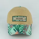SF080820 (MIAMI STRAW FLORAL - GREEN)
